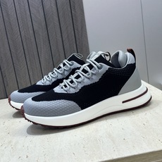 顶级版 Loro Piana 诺悠.翩雅 2026春夏经典系列休闲系带男跑鞋 LP字母logo厚底圆头老钱风拼色运动鞋 顶级版 Loro Piana 诺悠.翩雅 2026春夏经典系列休闲系带男跑鞋 LP字母logo厚底圆头老钱风拼色运动鞋