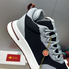 顶级版 Loro Piana 诺悠.翩雅 2026春夏经典系列休闲系带男跑鞋 LP字母logo厚底圆头老钱风拼色运动鞋 顶级版 Loro Piana 诺悠.翩雅 2026春夏经典系列休闲系带男跑鞋 LP字母logo厚底圆头老钱风拼色运动鞋