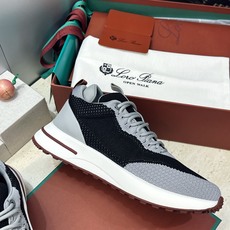 顶级版 Loro Piana 诺悠.翩雅 2026春夏经典系列休闲系带男跑鞋 LP字母logo厚底圆头老钱风拼色运动鞋 顶级版 Loro Piana 诺悠.翩雅 2026春夏经典系列休闲系带男跑鞋 LP字母logo厚底圆头老钱风拼色运动鞋