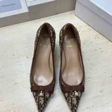 迪奥 Dior 2026春夏高定系列新款 D-Ramour 标志性Oblique电绣老花面高跟尖头女鞋 CD字母logo 迪奥 Dior 2026春夏高定系列新款 D-Ramour 标志性Oblique电绣老花面高跟尖头女鞋 CD字母logo