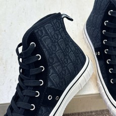 Dior 迪奥 2026春夏情侣新款 HooPer高帮贝壳头休闲运动小白鞋 CD字母logo立体刺绣Oblique图案 Dior 迪奥 2026春夏情侣新款 HooPer高帮贝壳头休闲运动小白鞋 CD字母logo立体刺绣Oblique图案