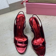 PARIS TEXAS 小众品牌 2026春夏新款糖果色高跟圆头露趾拼色后空女凉鞋 材质:鞋面进口牛漆皮/进口金属牛皮+ PARIS TEXAS 小众品牌 2026春夏新款糖果色高跟圆头露趾拼色后空女凉鞋 材质:鞋面进口牛漆皮/进口金属牛皮+