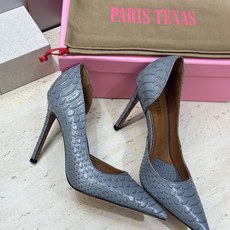 PARIS TEXAS 小众品牌 2026春夏新款糖果色高跟尖头拼色侧空女单鞋 材质:鞋面进口牛漆皮/进口蛇纹牛皮+水染 PARIS TEXAS 小众品牌 2026春夏新款糖果色高跟尖头拼色侧空女单鞋 材质:鞋面进口牛漆皮/进口蛇纹牛皮+水染
