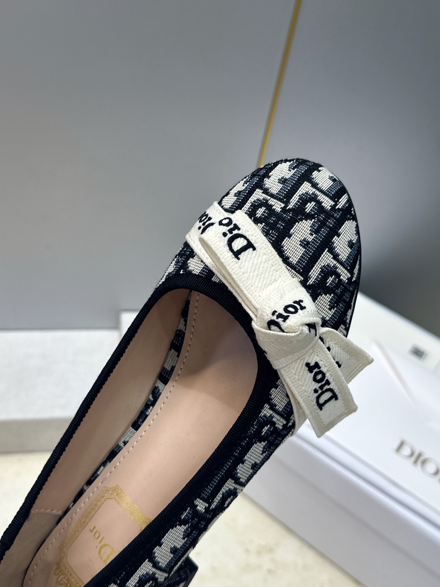 J'ADIOR 迪奥 Dior 2026 早春新款蝴蝶结粗跟芭蕾舞娃娃女鞋 明星同款CD字母logo立体刺绣低跟圆头玛 J'ADIOR 迪奥 Dior 2026 早春新款蝴蝶结粗跟芭蕾舞娃娃女鞋 明星同款CD字母logo立体刺绣低跟圆头玛