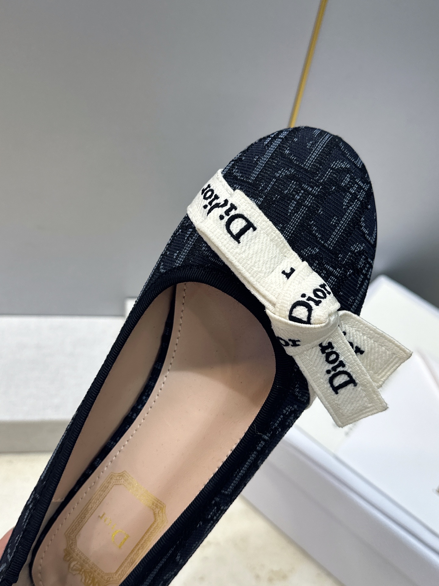 J'ADIOR 迪奥 Dior 2026 早春新款蝴蝶结粗跟芭蕾舞娃娃女鞋 明星同款CD字母logo立体刺绣低跟圆头玛 J'ADIOR 迪奥 Dior 2026 早春新款蝴蝶结粗跟芭蕾舞娃娃女鞋 明星同款CD字母logo立体刺绣低跟圆头玛