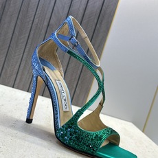 周仰杰Jimmy Choo 2026春夏新款水钻幻彩果冻色交叉带女鞋 吉米周JC字母logo 高跟鱼嘴露趾中空凉鞋 材质 周仰杰Jimmy Choo 2026春夏新款水钻幻彩果冻色交叉带女鞋 吉米周JC字母logo 高跟鱼嘴露趾中空凉鞋 材质