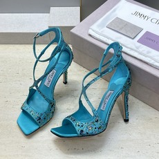周仰杰Jimmy Choo 2026春夏新款水钻幻彩果冻色交叉带女鞋 吉米周JC字母logo 高跟鱼嘴露趾中空凉鞋 材质 周仰杰Jimmy Choo 2026春夏新款水钻幻彩果冻色交叉带女鞋 吉米周JC字母logo 高跟鱼嘴露趾中空凉鞋 材质