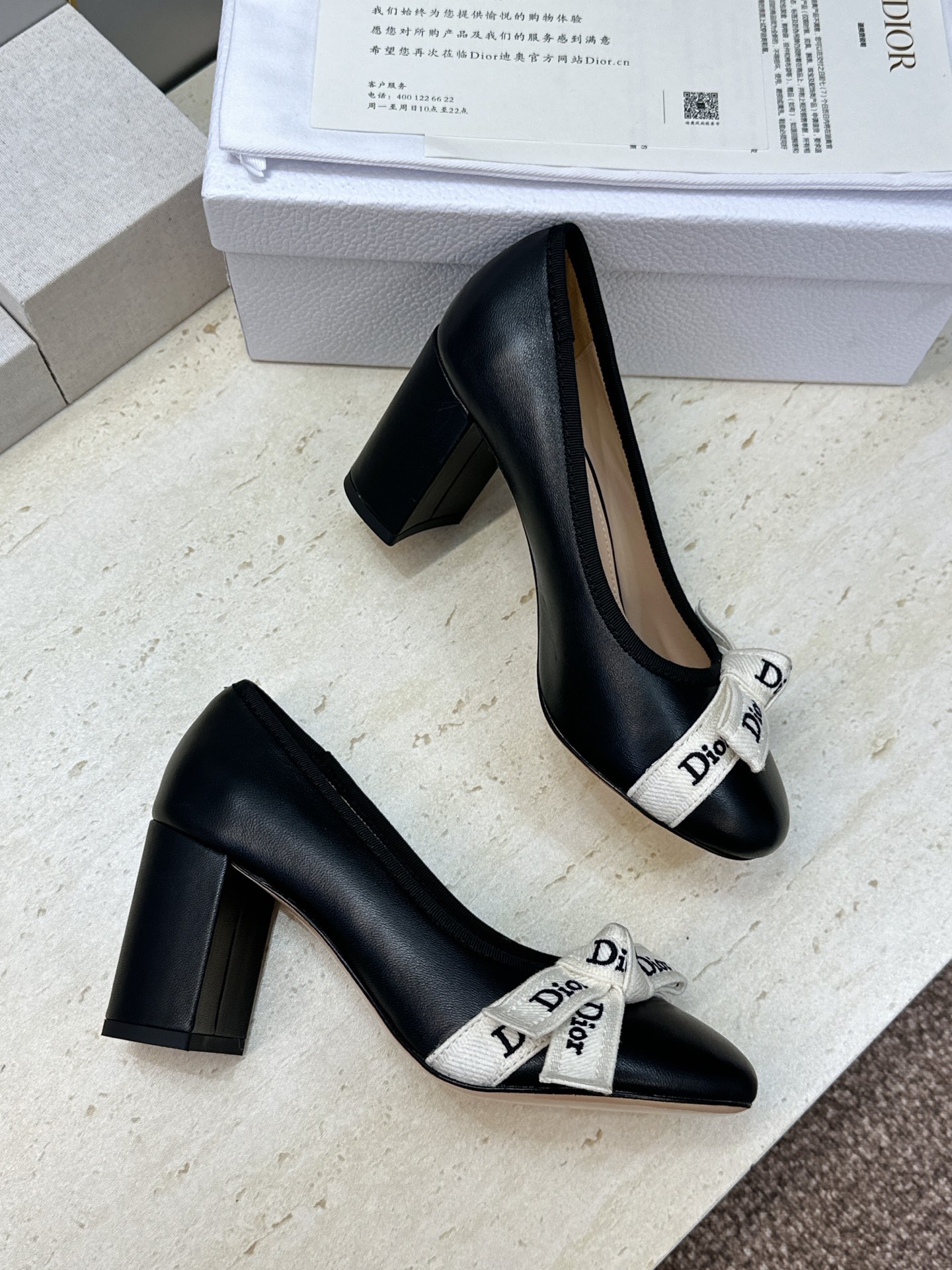 J'ADIOR 迪奥 Dior 2026 早春新款蝴蝶结粗跟芭蕾舞娃娃女鞋 明星同款CD字母logo立体刺绣高跟圆头玛 J'ADIOR 迪奥 Dior 2026 早春新款蝴蝶结粗跟芭蕾舞娃娃女鞋 明星同款CD字母logo立体刺绣高跟圆头玛