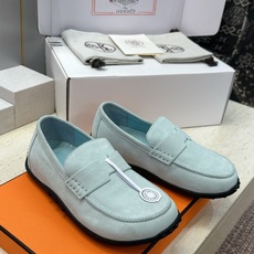 (配全套飞机盒) 莞产 代购级 爱马仕 Hermes 2026春夏新款 Lazy果冻色豆豆女鞋 H家平底圆头时尚休闲 (配全套飞机盒) 莞产 代购级 爱马仕 Hermes 2026春夏新款 Lazy果冻色豆豆女鞋 H家平底圆头时尚休闲