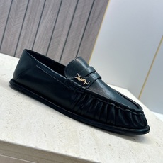 男士+20 SAINT LAURENT 2026春夏情侣新款两穿踩后跟懒人单鞋 YSL明星同款字母logo五金扣平底圆头 男士+20 SAINT LAURENT 2026春夏情侣新款两穿踩后跟懒人单鞋 YSL明星同款字母logo五金扣平底圆头