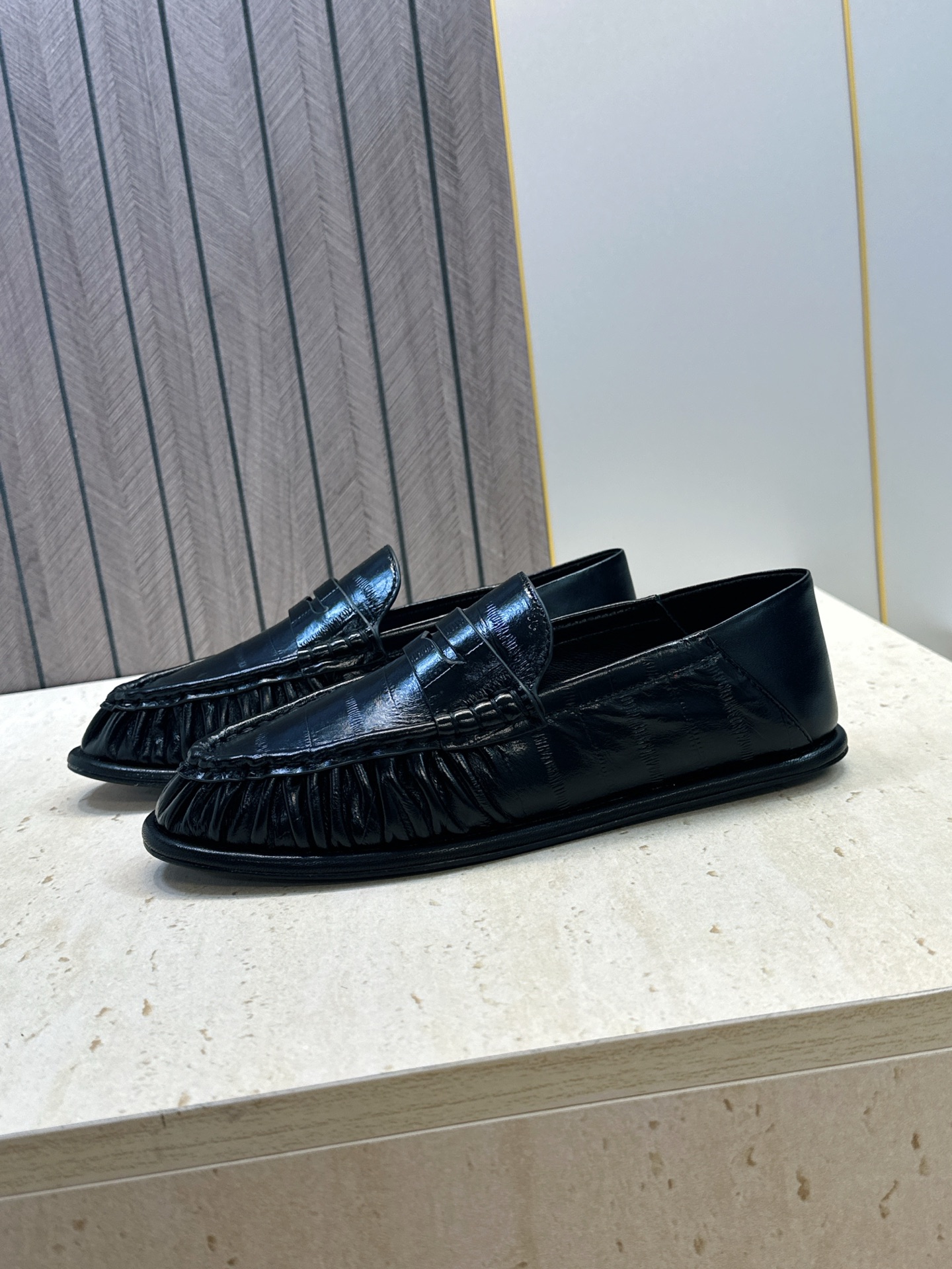 男士+20 SAINT LAURENT 2026春夏情侣新款两穿踩后跟懒人单鞋 YSL明星同款字母logo五金扣平底圆头