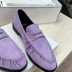 男士+20 SAINT LAURENT 2026春夏情侣新款果冻色懒人单鞋 YSL明星同款字母logo五金扣平底圆头拼色 男士+20 SAINT LAURENT 2026春夏情侣新款果冻色懒人单鞋 YSL明星同款字母logo五金扣平底圆头拼色
