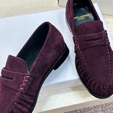 男士+20 SAINT LAURENT 2026春夏情侣新款果冻色懒人单鞋 YSL明星同款字母logo五金扣平底圆头拼色 男士+20 SAINT LAURENT 2026春夏情侣新款果冻色懒人单鞋 YSL明星同款字母logo五金扣平底圆头拼色