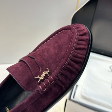 男士+20 SAINT LAURENT 2026春夏情侣新款果冻色懒人单鞋 YSL明星同款字母logo五金扣平底圆头拼色 男士+20 SAINT LAURENT 2026春夏情侣新款果冻色懒人单鞋 YSL明星同款字母logo五金扣平底圆头拼色