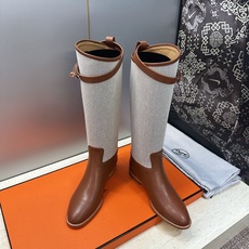 Hermes爱马仕 2026秋冬新款 Box JumPling朋克风格Kelly扣低跟高筒及膝拼色女长靴 H家明星同款字 Hermes爱马仕 2026秋冬新款 Box JumPling朋克风格Kelly扣低跟高筒及膝拼色女长靴 H家明星同款字