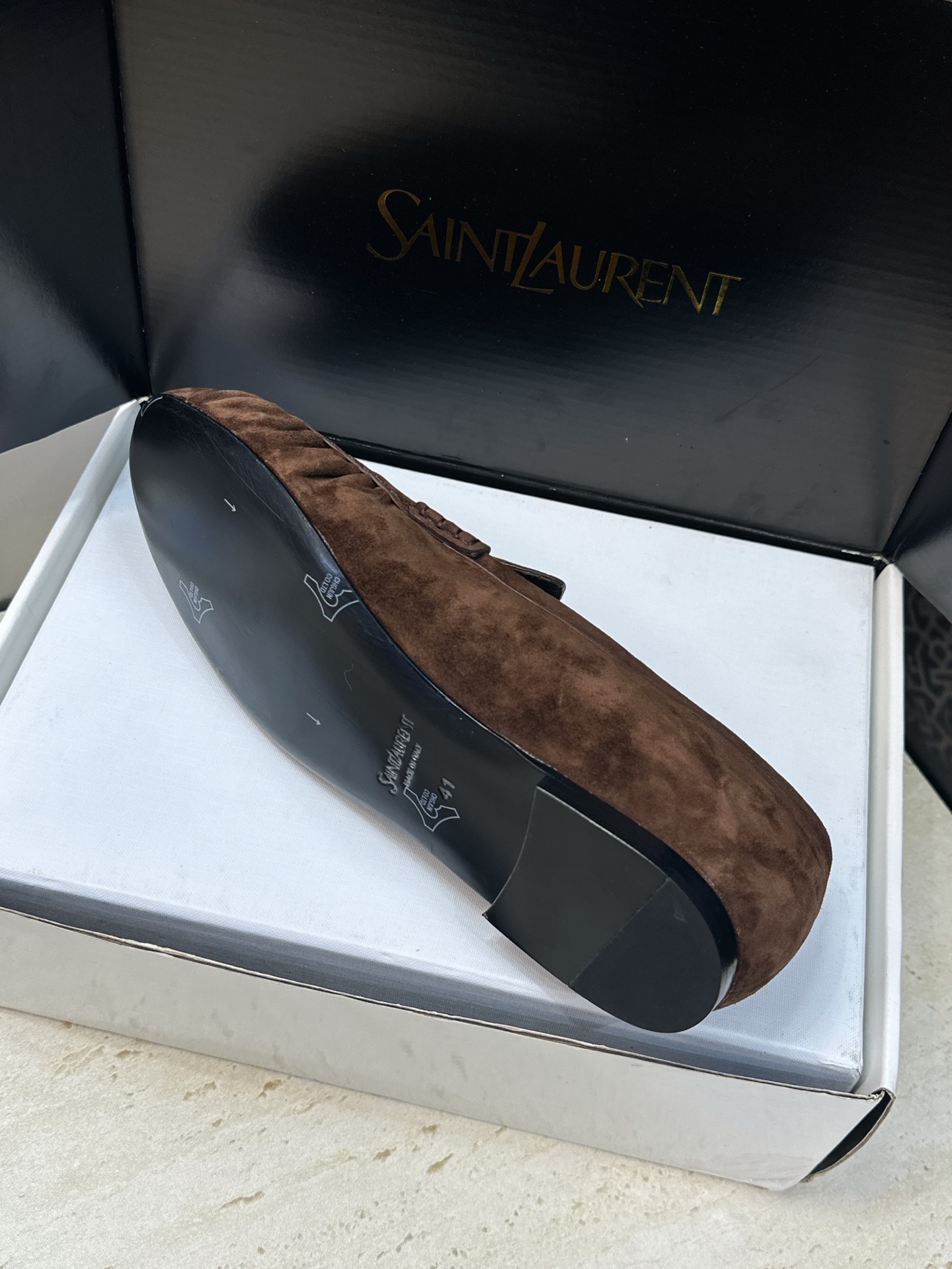 女码/情侣款 男+20 SAINT LAURENT 2026春夏情侣新款时尚休闲单鞋 YSL明星同款字母logo五金扣平 女码/情侣款 男+20 SAINT LAURENT 2026春夏情侣新款时尚休闲单鞋 YSL明星同款字母logo五金扣平