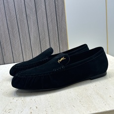 女码/情侣款 男+20 SAINT LAURENT 2026春夏情侣新款时尚休闲单鞋 YSL明星同款字母logo五金扣平 女码/情侣款 男+20 SAINT LAURENT 2026春夏情侣新款时尚休闲单鞋 YSL明星同款字母logo五金扣平
