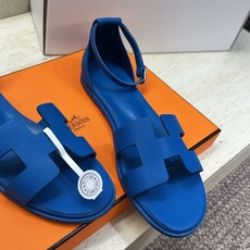 (配全套飞机盒) 莞货 顶级版 爱马仕 Hermes 春夏新色经典款 Santorini 拼色工字拖女鞋 H家平底圆头 (配全套飞机盒) 莞货 顶级版 爱马仕 Hermes 春夏新色经典款 Santorini 拼色工字拖女鞋 H家平底圆头