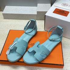 (配全套飞机盒) 莞货 顶级版 爱马仕 Hermes 春夏新色经典款 Santorini 拼色工字拖女鞋 H家平底圆头 (配全套飞机盒) 莞货 顶级版 爱马仕 Hermes 春夏新色经典款 Santorini 拼色工字拖女鞋 H家平底圆头