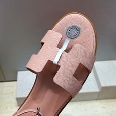 (配全套飞机盒) 莞货 顶级版 爱马仕 Hermes 春夏新色经典款 Santorini 拼色工字拖女鞋 H家平底圆头 (配全套飞机盒) 莞货 顶级版 爱马仕 Hermes 春夏新色经典款 Santorini 拼色工字拖女鞋 H家平底圆头