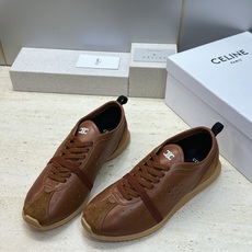 CELINE 2026秋冬新款厚底系带休闲女跑鞋 赛琳字母logo圆头拼色运动阿甘徳训鞋 材质:鞋面进口小牛皮/进口羊 CELINE 2026秋冬新款厚底系带休闲女跑鞋 赛琳字母logo圆头拼色运动阿甘徳训鞋 材质:鞋面进口小牛皮/进口羊