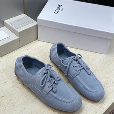 CELINE 2026秋冬新款复古休闲女鞋 瑟琳字母logo平底方头系带乐福单鞋 材质鞋面进口羊猄皮+羊猄皮皮内里+原 CELINE 2026秋冬新款复古休闲女鞋 瑟琳字母logo平底方头系带乐福单鞋 材质鞋面进口羊猄皮+羊猄皮皮内里+原