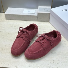 CELINE 2026秋冬新款复古休闲女鞋 瑟琳字母logo平底方头系带乐福单鞋 材质鞋面进口羊猄皮+羊猄皮皮内里+原 CELINE 2026秋冬新款复古休闲女鞋 瑟琳字母logo平底方头系带乐福单鞋 材质鞋面进口羊猄皮+羊猄皮皮内里+原