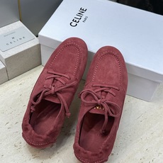 CELINE 2026秋冬新款复古休闲女鞋 瑟琳字母logo平底方头系带乐福单鞋 材质鞋面进口羊猄皮+羊猄皮皮内里+原 CELINE 2026秋冬新款复古休闲女鞋 瑟琳字母logo平底方头系带乐福单鞋 材质鞋面进口羊猄皮+羊猄皮皮内里+原