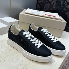 (仅男码) Santoni 2026秋冬新款系带舒适休闲时尚男鞋 圣东尼字母logo厚底圆头拼色百搭拼色滑板鞋 材质: (仅男码) Santoni 2026秋冬新款系带舒适休闲时尚男鞋 圣东尼字母logo厚底圆头拼色百搭拼色滑板鞋 材质: