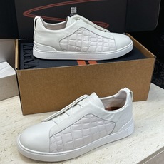 (仅男码) Zegna TS-SECONDSKIN 经典商务弹力交叉松紧带舒适休闲男鞋 杰尼亚TriPle Stitc (仅男码) Zegna TS-SECONDSKIN 经典商务弹力交叉松紧带舒适休闲男鞋 杰尼亚TriPle Stitc