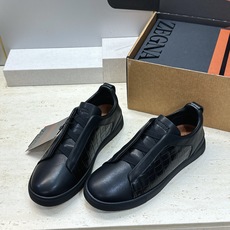 (仅男码) Zegna TS-SECONDSKIN 经典商务弹力交叉松紧带舒适休闲男鞋 杰尼亚TriPle Stitc (仅男码) Zegna TS-SECONDSKIN 经典商务弹力交叉松紧带舒适休闲男鞋 杰尼亚TriPle Stitc