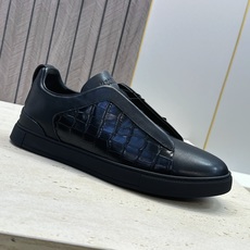 (仅男码) Zegna TS-SECONDSKIN 经典商务弹力交叉松紧带舒适休闲男鞋 杰尼亚TriPle Stitc (仅男码) Zegna TS-SECONDSKIN 经典商务弹力交叉松紧带舒适休闲男鞋 杰尼亚TriPle Stitc