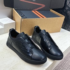 (仅男码) Zegna TS-SECONDSKIN 经典商务弹力交叉松紧带舒适休闲男鞋 杰尼亚TriPle Stitc (仅男码) Zegna TS-SECONDSKIN 经典商务弹力交叉松紧带舒适休闲男鞋 杰尼亚TriPle Stitc