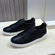 (仅男码) Zegna TS-SECONDSKIN 经典商务弹力交叉松紧带舒适休闲男鞋 杰尼亚TriPle Stitc (仅男码) Zegna TS-SECONDSKIN 经典商务弹力交叉松紧带舒适休闲男鞋 杰尼亚TriPle Stitc
