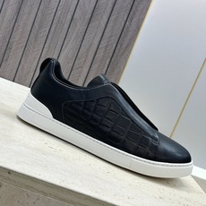(仅男码) Zegna TS-SECONDSKIN 经典商务弹力交叉松紧带舒适休闲男鞋 杰尼亚TriPle Stitc (仅男码) Zegna TS-SECONDSKIN 经典商务弹力交叉松紧带舒适休闲男鞋 杰尼亚TriPle Stitc