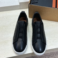(仅男码) Zegna TS-SECONDSKIN 经典商务弹力交叉松紧带舒适休闲男鞋 杰尼亚TriPle Stitc (仅男码) Zegna TS-SECONDSKIN 经典商务弹力交叉松紧带舒适休闲男鞋 杰尼亚TriPle Stitc