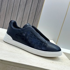 (仅男码) Zegna TS-SECONDSKIN 经典商务弹力交叉松紧带舒适休闲男鞋 杰尼亚TriPle Stitc (仅男码) Zegna TS-SECONDSKIN 经典商务弹力交叉松紧带舒适休闲男鞋 杰尼亚TriPle Stitc