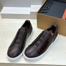 (仅男码) Zegna TS-SECONDSKIN 经典商务弹力交叉松紧带舒适休闲男鞋 杰尼亚TriPle Stitc (仅男码) Zegna TS-SECONDSKIN 经典商务弹力交叉松紧带舒适休闲男鞋 杰尼亚TriPle Stitc