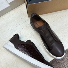 (仅男码) Zegna TS-SECONDSKIN 经典商务弹力交叉松紧带舒适休闲男鞋 杰尼亚TriPle Stitc (仅男码) Zegna TS-SECONDSKIN 经典商务弹力交叉松紧带舒适休闲男鞋 杰尼亚TriPle Stitc