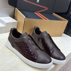 (仅男码) Zegna TS-SECONDSKIN 经典商务弹力交叉松紧带舒适休闲男鞋 杰尼亚TriPle Stitc (仅男码) Zegna TS-SECONDSKIN 经典商务弹力交叉松紧带舒适休闲男鞋 杰尼亚TriPle Stitc