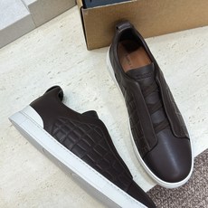 (仅男码) Zegna TS-SECONDSKIN 经典商务弹力交叉松紧带舒适休闲男鞋 杰尼亚TriPle Stitc (仅男码) Zegna TS-SECONDSKIN 经典商务弹力交叉松紧带舒适休闲男鞋 杰尼亚TriPle Stitc