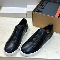 (仅男码) Zegna TS-SECONDSKIN 经典商务弹力交叉松紧带舒适休闲男鞋 杰尼亚TriPle Stitc (仅男码) Zegna TS-SECONDSKIN 经典商务弹力交叉松紧带舒适休闲男鞋 杰尼亚TriPle Stitc
