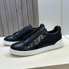 (仅男码) Zegna TS-SECONDSKIN 经典商务弹力交叉松紧带舒适休闲男鞋 杰尼亚TriPle Stitc (仅男码) Zegna TS-SECONDSKIN 经典商务弹力交叉松紧带舒适休闲男鞋 杰尼亚TriPle Stitc