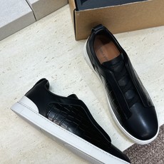 (仅男码) Zegna TS-SECONDSKIN 经典商务弹力交叉松紧带舒适休闲男鞋 杰尼亚TriPle Stitc (仅男码) Zegna TS-SECONDSKIN 经典商务弹力交叉松紧带舒适休闲男鞋 杰尼亚TriPle Stitc