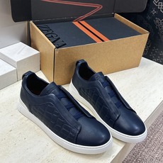 (仅男码) Zegna TS-SECONDSKIN 经典商务弹力交叉松紧带舒适休闲男鞋 杰尼亚TriPle Stitc (仅男码) Zegna TS-SECONDSKIN 经典商务弹力交叉松紧带舒适休闲男鞋 杰尼亚TriPle Stitc