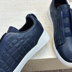 (仅男码) Zegna TS-SECONDSKIN 经典商务弹力交叉松紧带舒适休闲男鞋 杰尼亚TriPle Stitc (仅男码) Zegna TS-SECONDSKIN 经典商务弹力交叉松紧带舒适休闲男鞋 杰尼亚TriPle Stitc