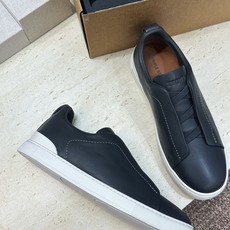 (仅男码) Zegna TS-SECONDSKIN 经典商务弹力交叉松紧带舒适休闲男鞋 杰尼亚TriPle Stitc (仅男码) Zegna TS-SECONDSKIN 经典商务弹力交叉松紧带舒适休闲男鞋 杰尼亚TriPle Stitc