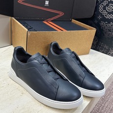 (仅男码) Zegna TS-SECONDSKIN 经典商务弹力交叉松紧带舒适休闲男鞋 杰尼亚TriPle Stitc (仅男码) Zegna TS-SECONDSKIN 经典商务弹力交叉松紧带舒适休闲男鞋 杰尼亚TriPle Stitc