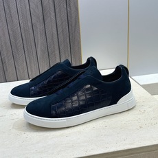 (仅男码) Zegna TS-SECONDSKIN 经典商务弹力交叉松紧带舒适休闲男鞋 杰尼亚TriPle Stitc (仅男码) Zegna TS-SECONDSKIN 经典商务弹力交叉松紧带舒适休闲男鞋 杰尼亚TriPle Stitc