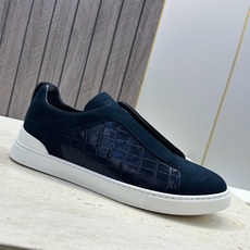 (仅男码) Zegna TS-SECONDSKIN 经典商务弹力交叉松紧带舒适休闲男鞋 杰尼亚TriPle Stitc (仅男码) Zegna TS-SECONDSKIN 经典商务弹力交叉松紧带舒适休闲男鞋 杰尼亚TriPle Stitc